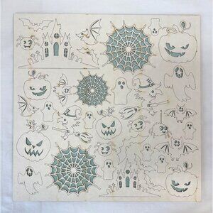 Mintay Chippies Chipboard Decor Elements Halloween Set  MT-CHIP2-D34